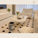 Modern Off White Black GFRP Tea Table - Stylish & Durable Design yw-178