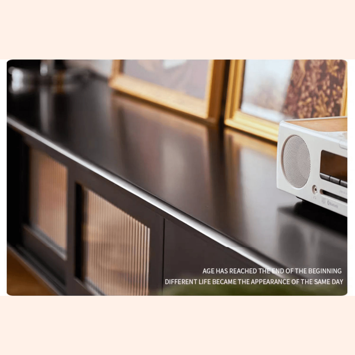 Sleek Black Oak Glass Cabinet - Modern Design & Durable Storage Solution yw-184