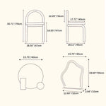 Sleek White Particle Board Makeup Table – Modern Vanity for Stylish Organization yw-185