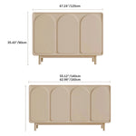 Stylish Off-White Particle Board Cabinet for Modern Home Storage yw-199