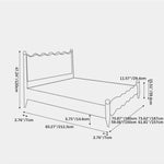 Luxury Brown Walnut Bedside Cupboard - Elegant Nightstand Storage Solution yw-206