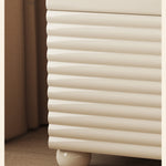 Stylish White Bedside Cupboard - Durable Density Board Wood Nightstand yw-207