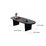 Sleek & Modern Black Wood Tea Table - Perfect for Your Contemporary Living Room Decor yw-210