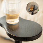 Affordable Modern Tea Table – Elegant Brown and Black Beech Wood Design yw-213