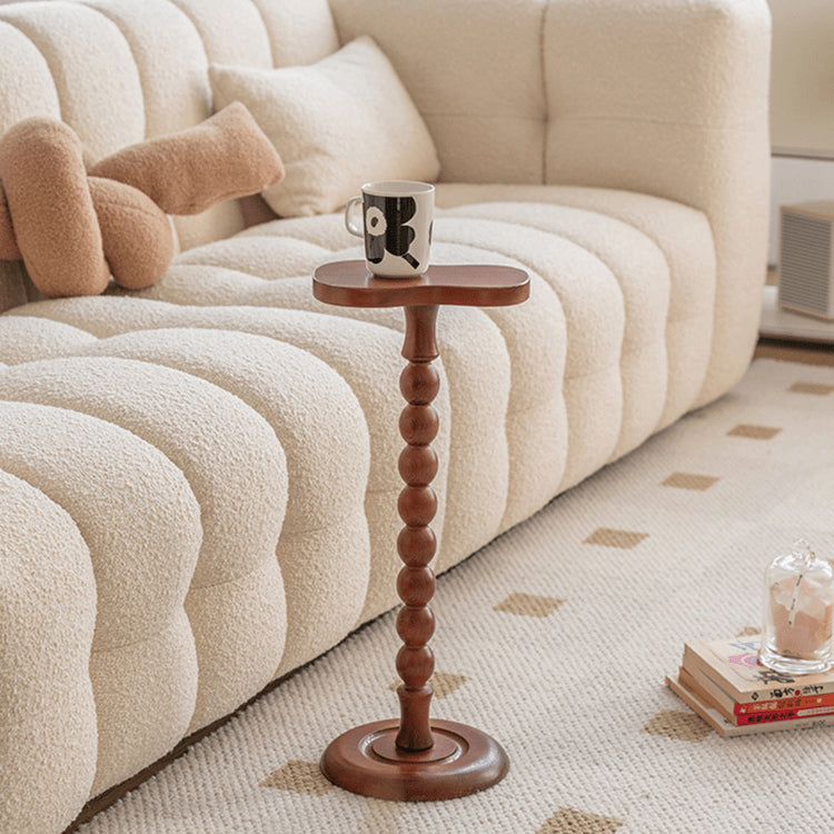 Affordable Modern Tea Table – Elegant Brown and Black Beech Wood Design yw-213