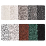 Modern Sofa with Black Faux Lambswool and White Pine Frame yw-218