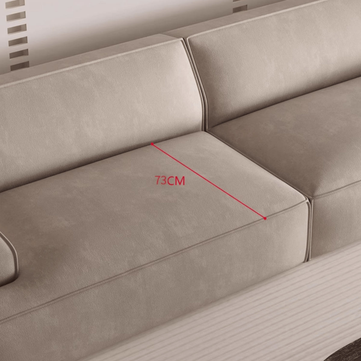 Stylish Light Gray Sofa with Durable Scratch-Resistant Fabric yw-223