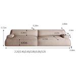 Stylish Light Gray Sofa with Durable Scratch-Resistant Fabric yw-223