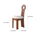 Cozy Faux Lambswool Chair - Elegant Black Brown Wood Design yw-229