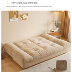 Cream Style Sofa Bed, Foldable 2-in-1 Sleeper for Small Spaces, Single/Double zf-0429-1
