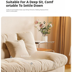 Cream Style Sofa Bed, Foldable 2-in-1 Sleeper for Small Spaces, Single/Double zf-0429-1