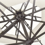 Stylish Aluminum Alloy Sunshade with Multicolor Woven Fabric - Durable and Modern Design zy-022