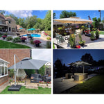 Premium Sunshade with Color-Woven Fabric and Durable Aluminum Alloy Frame zy-024-2