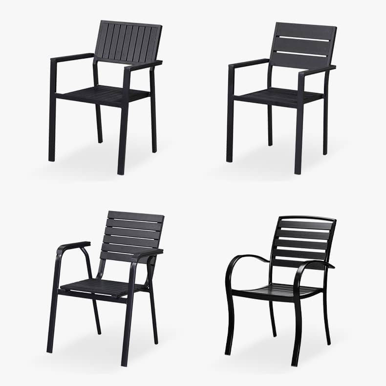 Stylish Black WPC Chair - Perfect for Modern Interiors zy-034-Chair