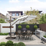 Premium Color-Woven Fabric Sunshade with Durable Aluminum Alloy Frame - Perfect for Outdoor Relaxation zy-127-2