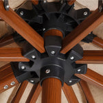 Stylish Aluminum Alloy Sunshade with Durable Woven Fabric for Ultimate UV Protection zy-55