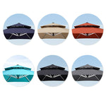 Elegant Aluminum Alloy Sunshade with Color-Woven Fabric for Ultimate Outdoor Enjoyment zy-56-2